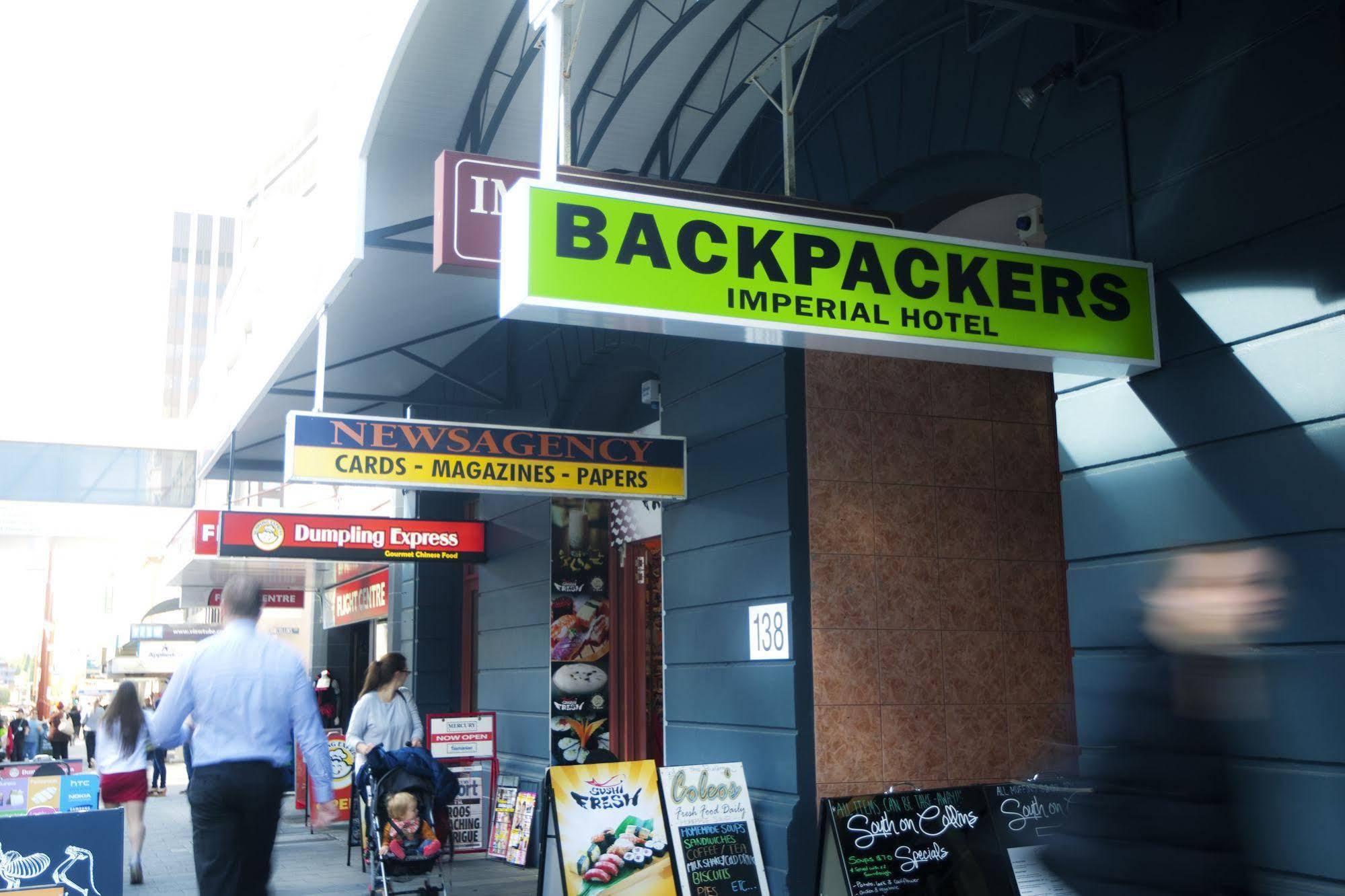 Backpackers Imperial Hotel Hobart Exterior foto
